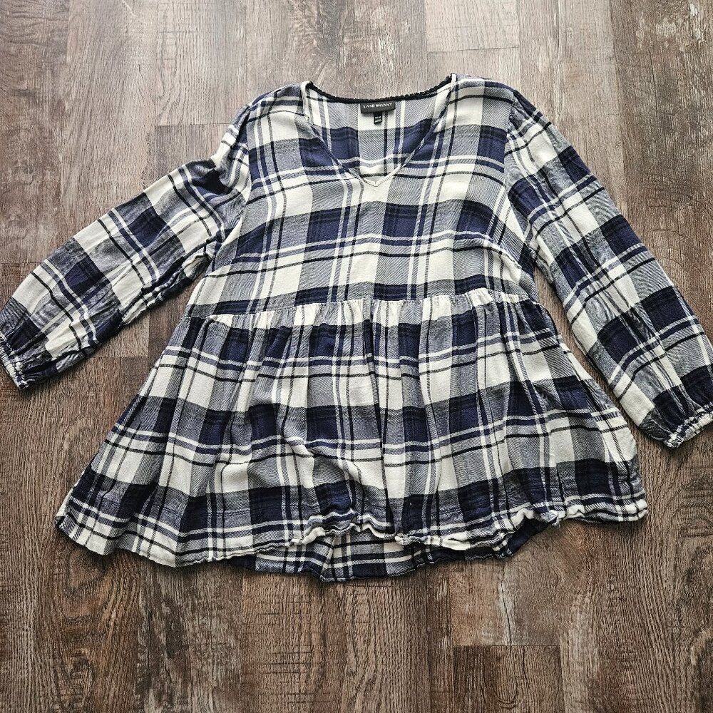 Lane Bryant Plaid Babydoll